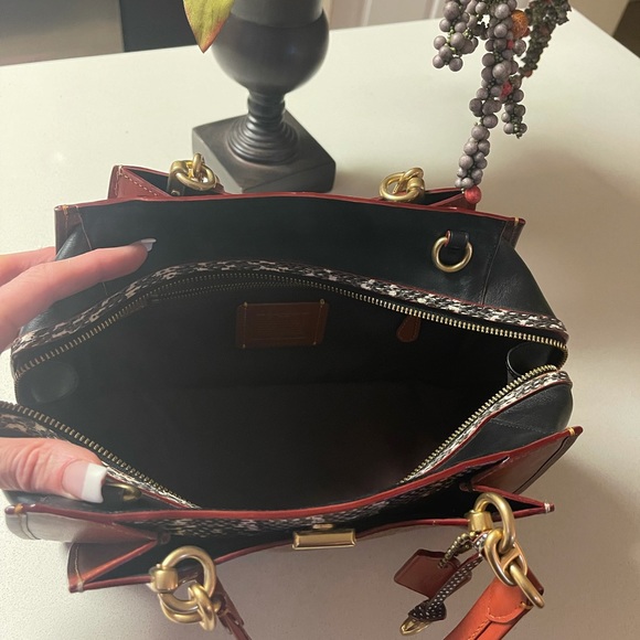 Coach Color Block Satchel - Picture 3 of 3